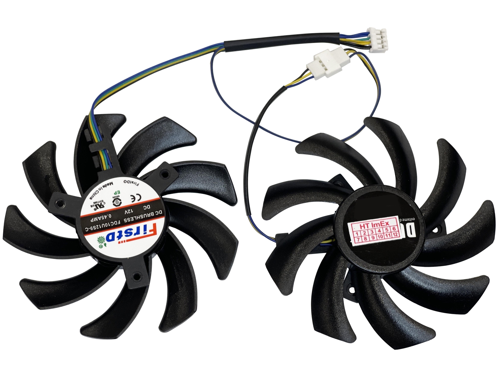 Lüfter Kühler Fan kompatibel für Sapphire HD7870 HD7970 3GB, FDC10H12S9-C