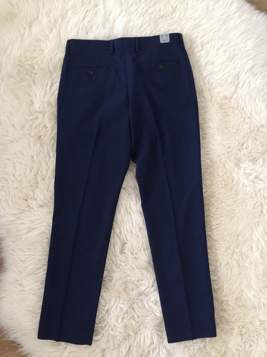 JCrew $128 Bowery Urban Classic Fit Wool Pants 30/30 Deep