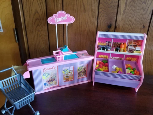 Vintage 1991 Barbie Supermarket Grocery Store Playset 7573  no box