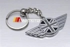 Union Jack in Black White British Flag Key Chain Keyring fits Mini Cooper BMW