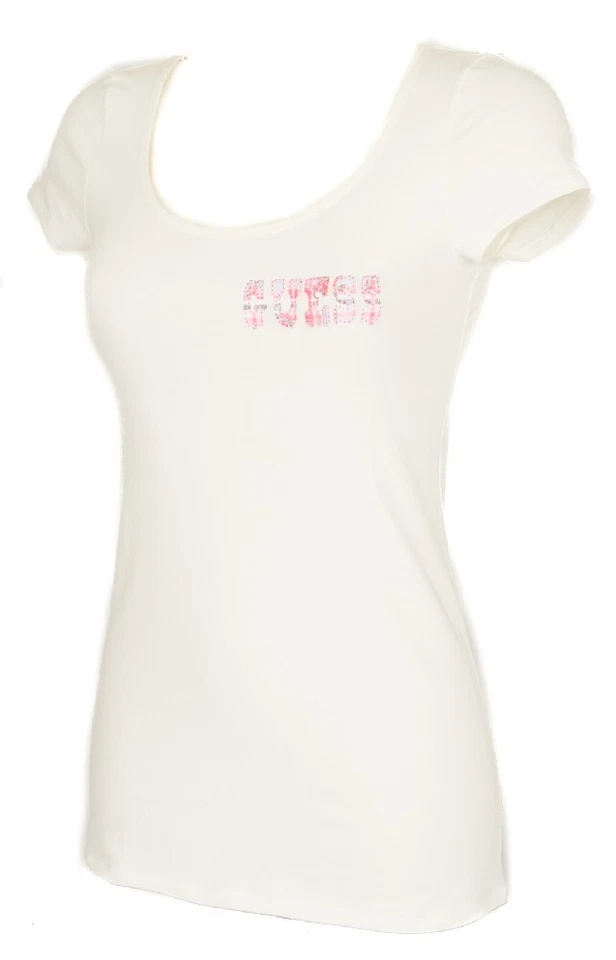 T-Shirt Kurzarm Damen Shirts Sweater Baumwolle strech GUESS Artikel UD2M22 JEL04 - Bild 1 von 1