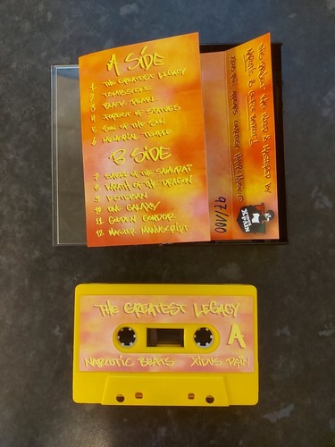 Narcotic Beats, Xidus Pain - Greatest Legacy Cassette Tape 2021 - Imagen 4 de 5