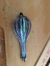 High Percentage  Salmon Trolling Flies Flash Bulb Series Pack Of 3- 4” Rigged.