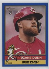 2025 Topps Heritage Dark Blue Border Blake Dunn #51 13kt