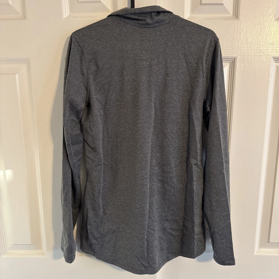 Camisa REI Coop Gris 1/4 Cremallera Tecnología Manga Larga Rendimiento Pullover Mujer’s Mediana Foto 3 de 3