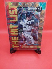 2022 Donruss Freddie Freeman Gold The Hit List Insert /999