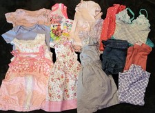 Spring Summer Baby Girl Clothing Lot Size 12 Months Dresses Bodysuits Outfits