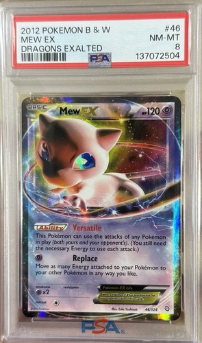 2012 Pokemon Dragons Exalted Mew EX 46/124 Holo