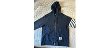 Knockoff Thom Browne Navy Classic Loopback 4-Bar Zip Hoodie Size 5 Large-Xlarge