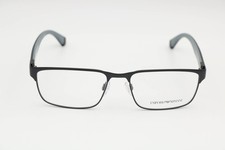 Emporio Armani EA1105 3014 Matte Black Rectangle Eyeglasses Frames 54-17-145