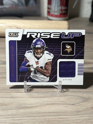 2020 Panini Score Football Rise Up Patch Stefon Diggs #RU-SD Player Worn/Used!