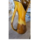 Vintage Royal Haeger Pottery Vase R1619-S Mid Century Modern Brown Yellow