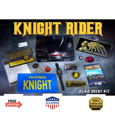 Doctor Collector Knight Rider F.L.A.G. Agent Collectible Kit Memorabilia Tin