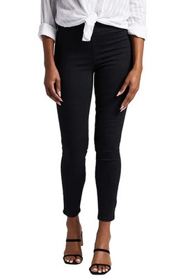 JAG  (Women's MEDIUM) FOREVER STRETCH  High Rise Pull-On Jeans, Black - $74