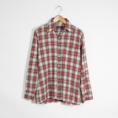 Vintage The Masters Arrow Button Up Shirt Mens Medium - Plaid Point Collar Retro