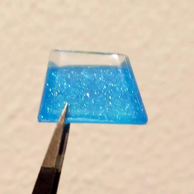 DIY Mechanical Keyboard Resin Keycap RGB Translucent Blue Gear OEM R4 for Key Ca