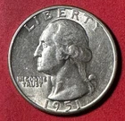 1951D US Washington SILVER Quarter! "Denver" Mint! Choice AU! Old US Coin!