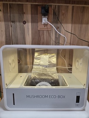 Mushroom Monotub Grow Kit Intelligent Eco Box LED Light Automatic Fruiting Chamb