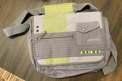 Microsoft XBOX 360 Padded Messenger Bag Travel Shoulder Gaming Console Tote