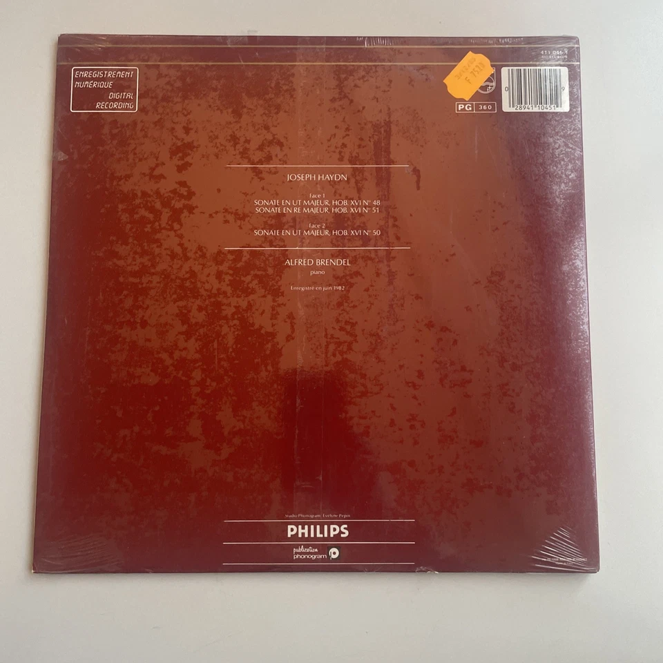 Haydn - Sonates pour piano – Brendel - PHILIPS 411045 LP SEALED 1983 - Photo 2/2
