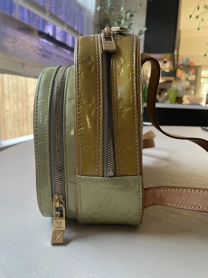 LOUIS VUITTON Monogram Vernis Marley Backpack Salmon Orange Pink Authentic As Is - Image 2 of 4