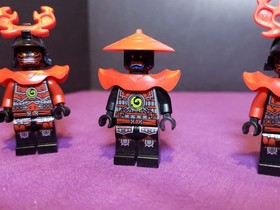 LEGO Ninjago Minifigure Lot Stone Army Warrior Scout Swordsman Red Blue *Read*