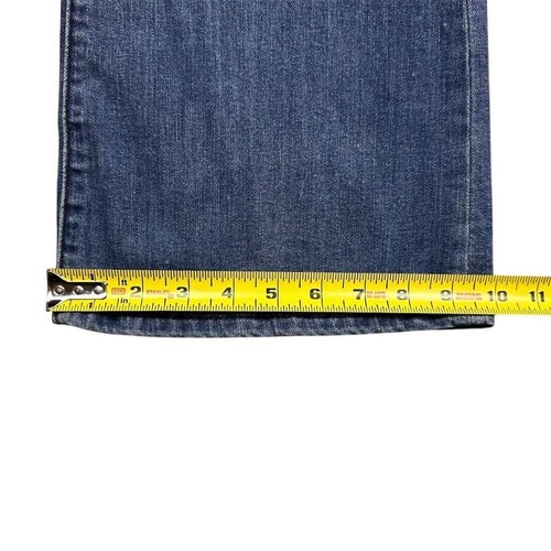 NWT GAP Women's High Rise Flare Jeans Size 6 Blue Medium Wash Distressed - Picture 10 of 10