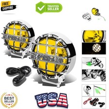 Fl-6-usw-am-ch 6 Round Fog Lights Wswitch Fl-6-usw-am-ch 6 Round Fog Lights Wswitch