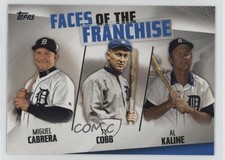 2019 Topps Faces of the Franchise Ty Cobb Al Kaline Miguel Cabrera HOF 04br