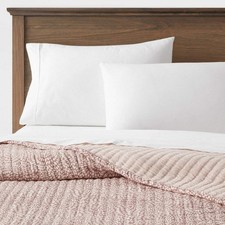 Full/Queen Reversible Matelasse Swirl Quilt Purple - Threshold  : Jacquard, OEKO-