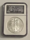 2002 Silver Eagle Dollar $1 - 20th Anniversary Collection - NGC MS 69