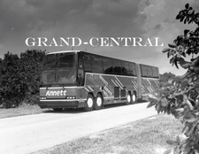 ORIGINAL ANNETT BUS LINES NEGATIVE PREVOST CHARTER BUS #890 FLORIDA