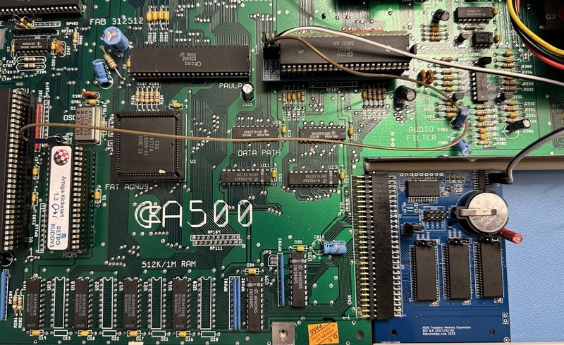 Memory Expansion 1.5MB/2MB with RTC AMIGA 500 NEW