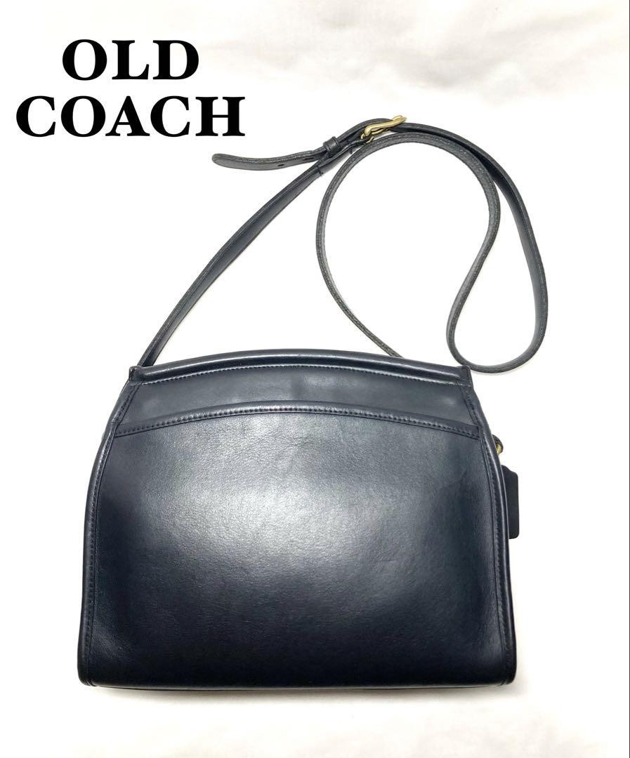 Coach Dark Navy Shoulder Bag 063-7118 Pre-Owned USA
