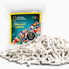 NATIONAL GEOGRAPHIC Ceramic Media for Rock Tumbling &ndash; 1.5 lb White