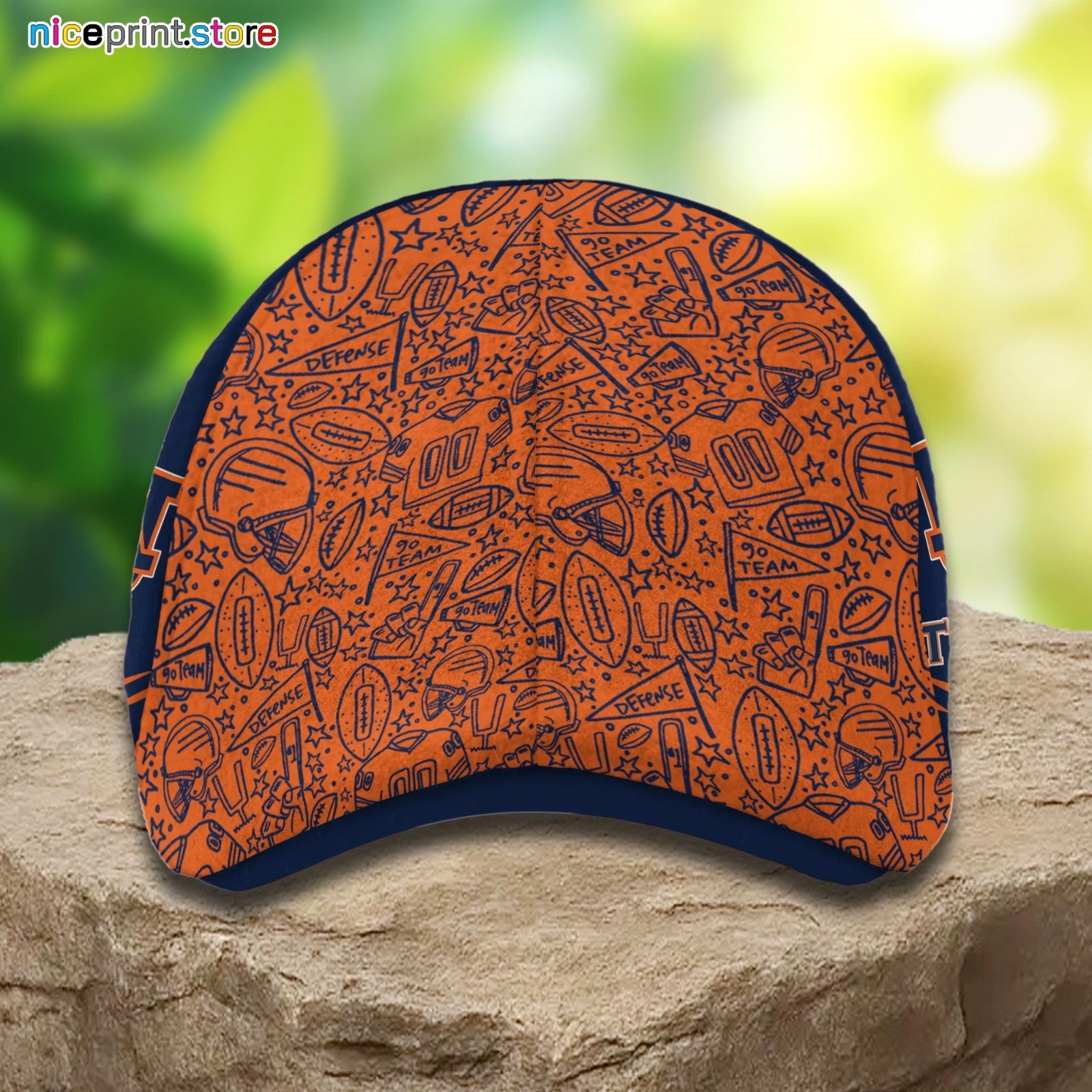 Auburn Team Tigers Ivy Cap NCAA Ivy Cap Flat Cap Driving Cap Golf Cap