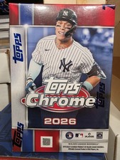 2026 Topps Chrome Baseball Blaster Value Box - Factory Sealed - Quantity