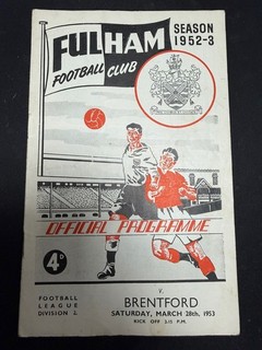 Fulham v Brentford 1952/53 (3/12)