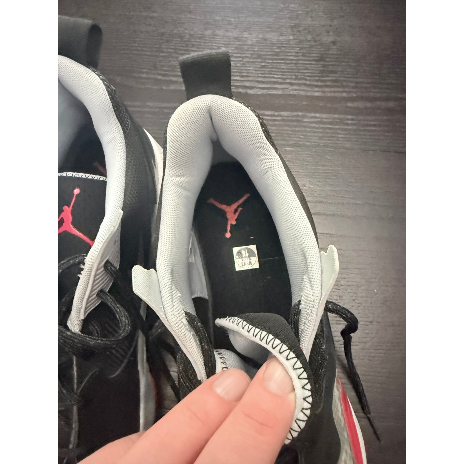 Nike Jordan React Elevation Black White Red Men’s… - image 5