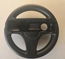 Genuine Nintendo Wii Steering Wheel - Black - Used Great Condition - RVL-024
