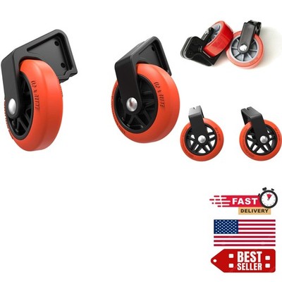Tip and Glide 3 Inch Ladder Wheel Kit - Enhances Ladder Transportability