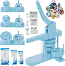 Pin Maker, Button Maker Machine, Pin Maker Machine Kit Includes 300Pcs Pins 25/3