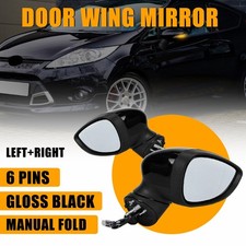 FOR 2012-18 FORD FIESTA MK7 LH RH DOOR WING MIRROR HEATED ELECTRIC MULTI-COLOUR