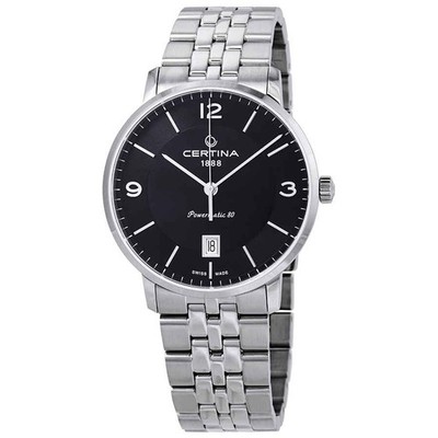 Certina DS Caimano Powermatic 80 Black Dial Men's Watch C035.407.11.057.00