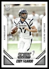 2015 Score Cody Fajardo Rookie Oakland Raiders #374