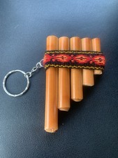 Brelok Ameryka Południowa Flet pancerny Bambus Drewno Flet Fajka Flet lotosowy EDC