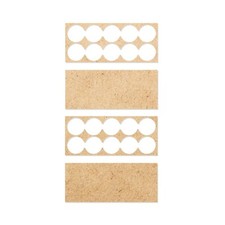 Kromlech Mini Base Infantry 5x2 Round Base Adapter Trays Pack New