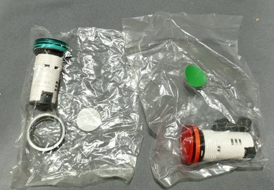 Lot Of 2 Schneider Electric Harmony XB7 Illuminated Push Buttons 120V AC