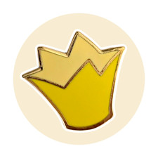 Prendedor Alicia en el País de las Maravillas Disney: Corona Reina de Corazones