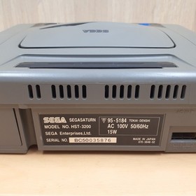 Sega Saturn Console Japanese Gray Bundle with 2 Controllers & 3 Games VF VF2